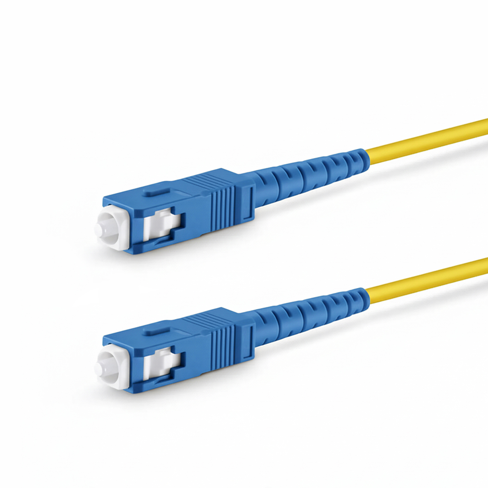 Jarretière optique monomode simplex OS2 9/125 - EKIVALAN - SC/SC - jaune - 2 m