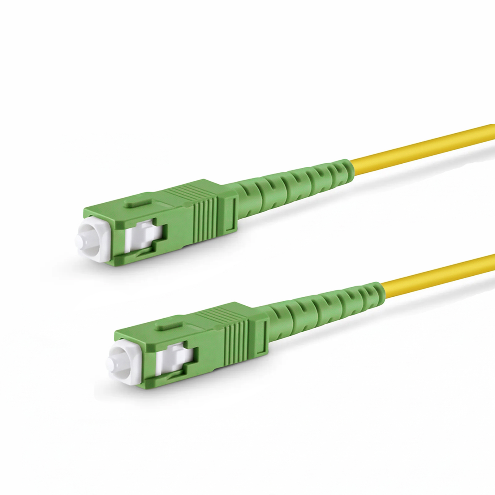 Jarretière optique monomode simplex OS2 9/125- EKIVALAN - SC APC -/SC - jaune - APC - 20 m