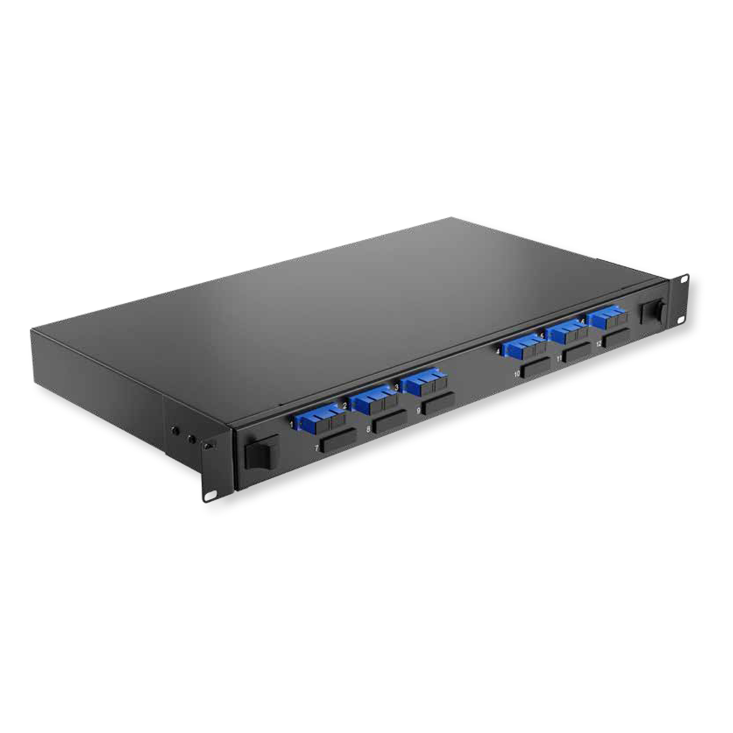 Tiroir optique monomode équipé - MCL - 19'' - 6 SC duplex