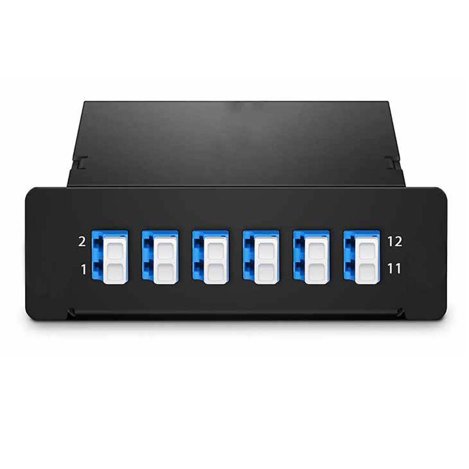 Cassette 12 LC Duplex MPO/MTP OS2 - MCL - pour châssis MPO/MTP