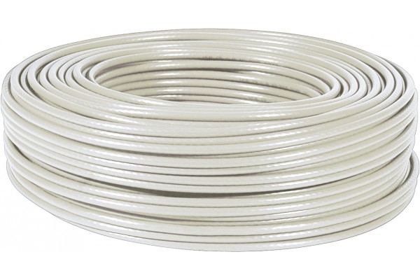 Câble cuivre monobrin - EKIVALAN - F/FTP - cat 6a - LSZH - gris - Dca -100 m - couronne