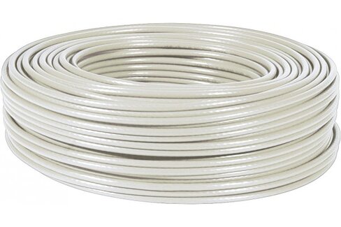 Câble cuivre monobrin - EKIVALAN - F/FTP - cat 6a - LSZH - gris - Dca -100 m - couronne