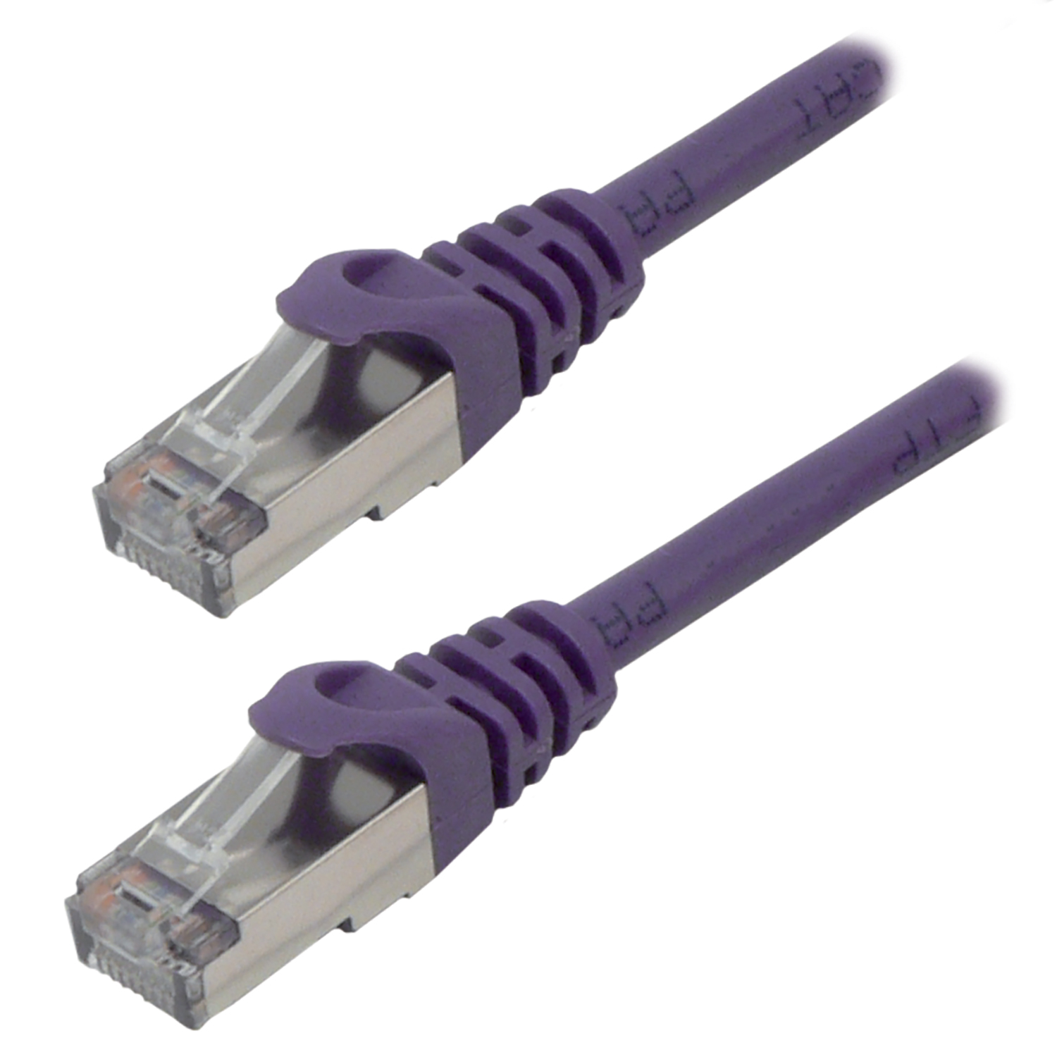 Cordon droit RJ45 cat 7 - MCL - S/FTP - LSZH - violet - 10 m