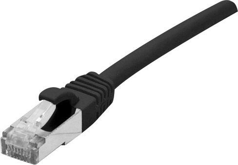 Cordon droit RJ45 cat 7 - DEXLAN - S/FTP - LSOH SNG - noir - 20 m