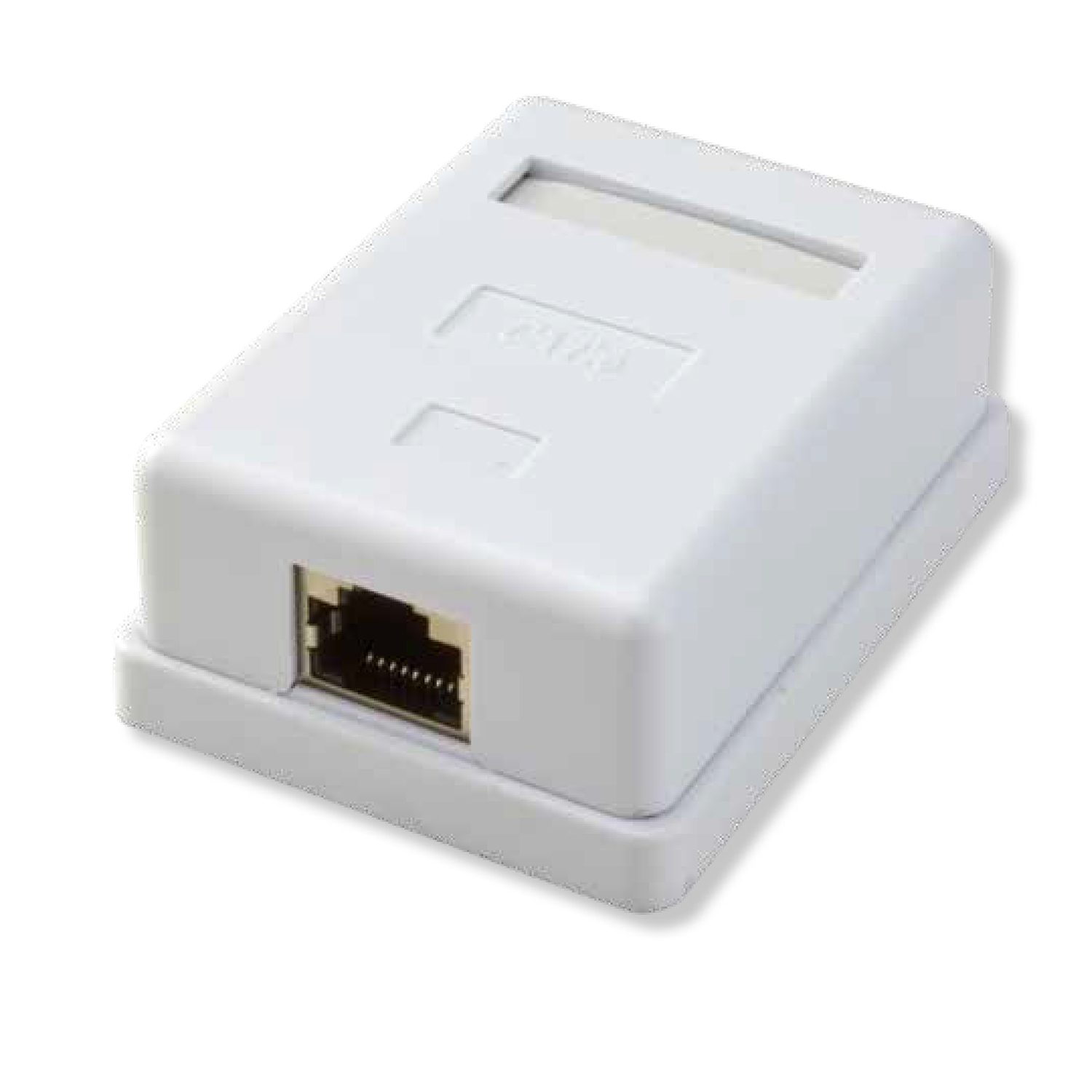 Prise murale monobloc blindée cat 6 - MCL - 1 voie