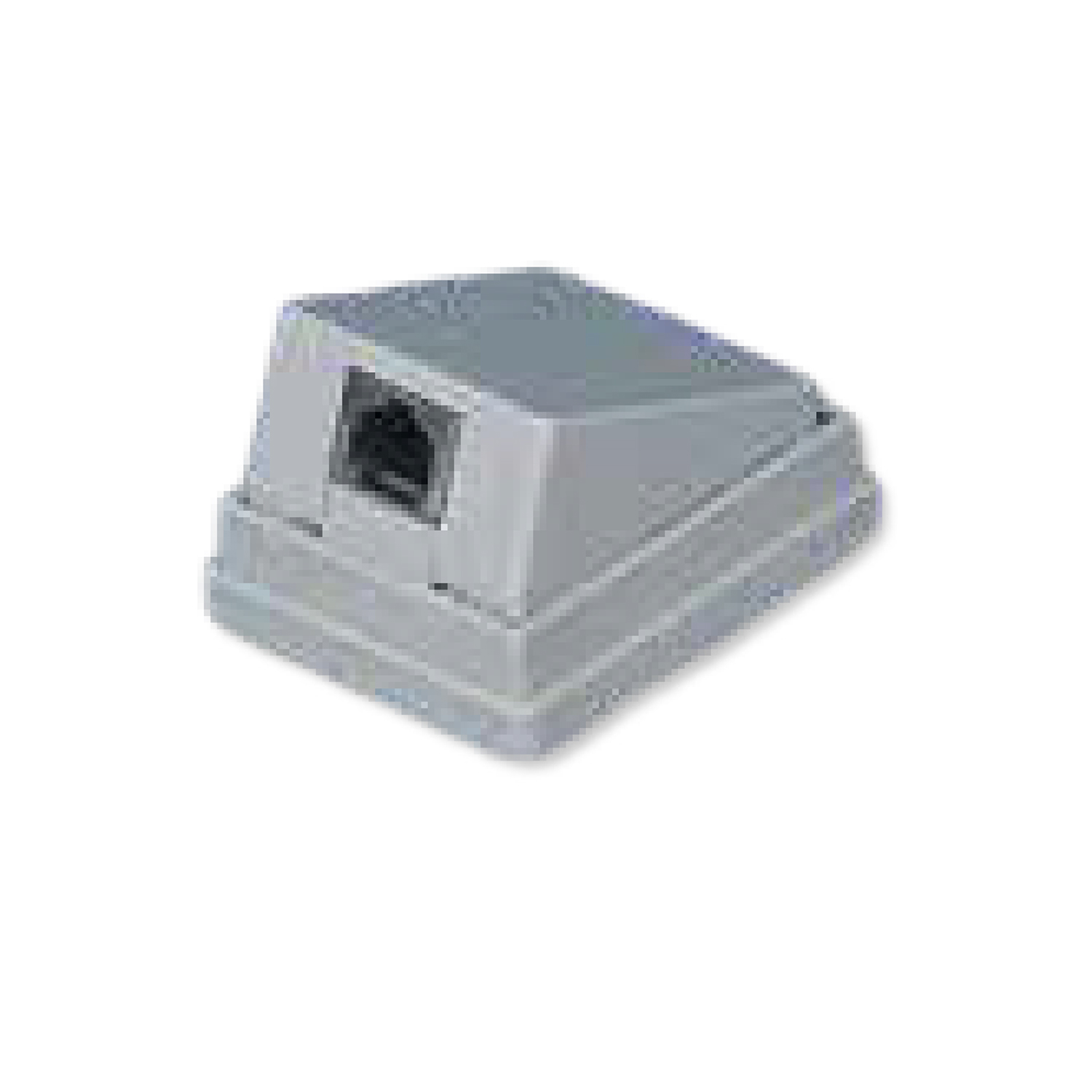 Prise murale monobloc non blindée cat 6a - MCL - 1 voie incliné 30°