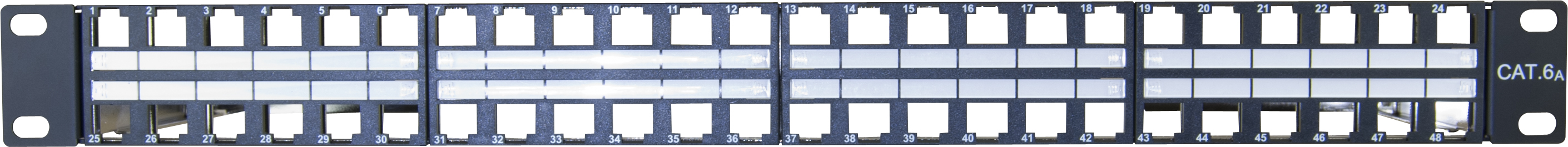 Panneau de brassage - EXERTIS - 19'' 48 ports - non équipé - 1U