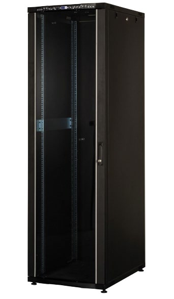 Baie réseau équipée 19'' - 26U - EXERTIS - 600 x 800 mm - livrée montée