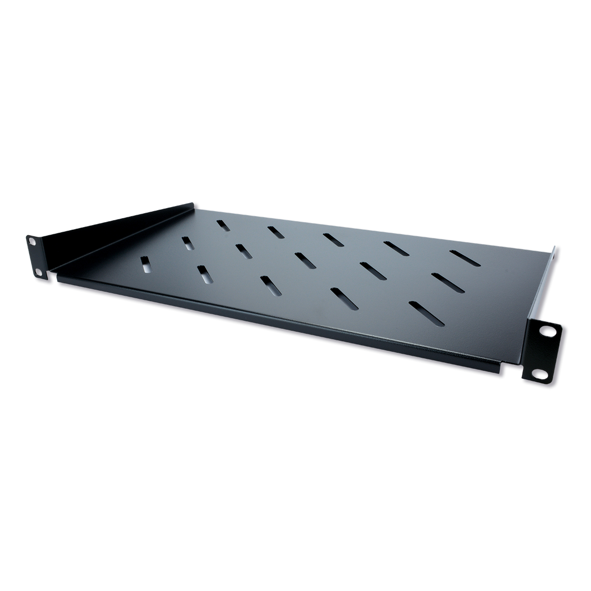 Plateau fixe 19'' 1U - MCL - pour baie réseau pr.600 et 800 - pr. 250mm - noir