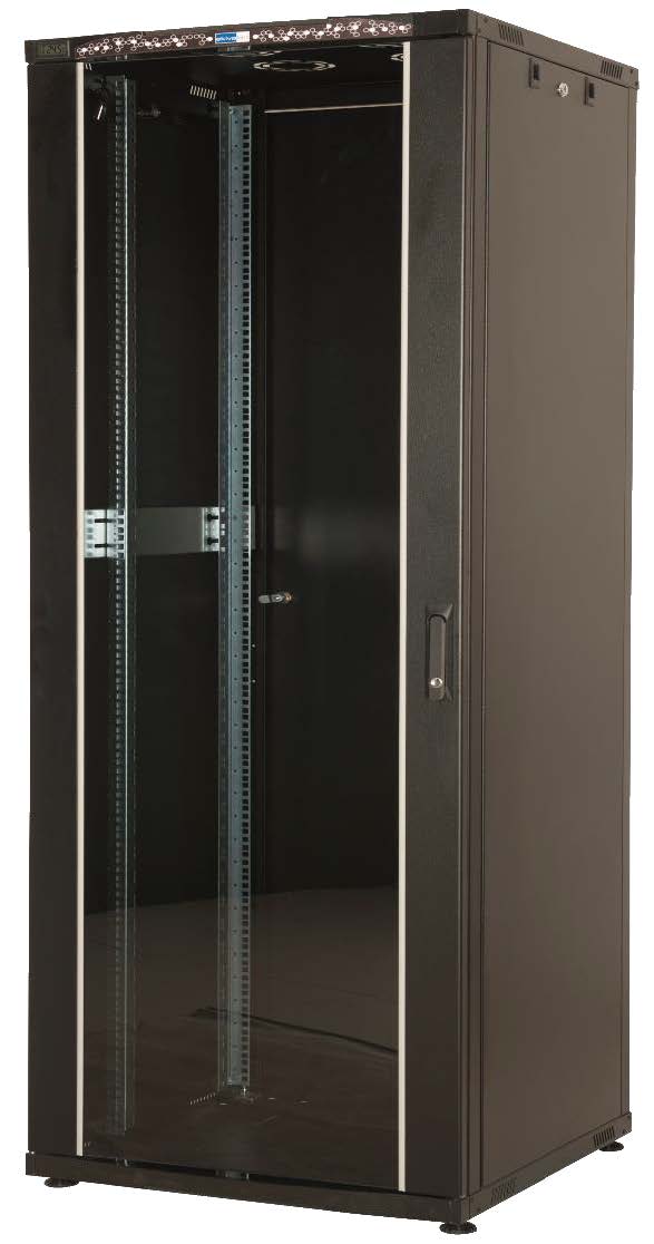 Baie réseau équipée 19'' - 42U - EXERTIS - 800 x 600 mm - livrée montée