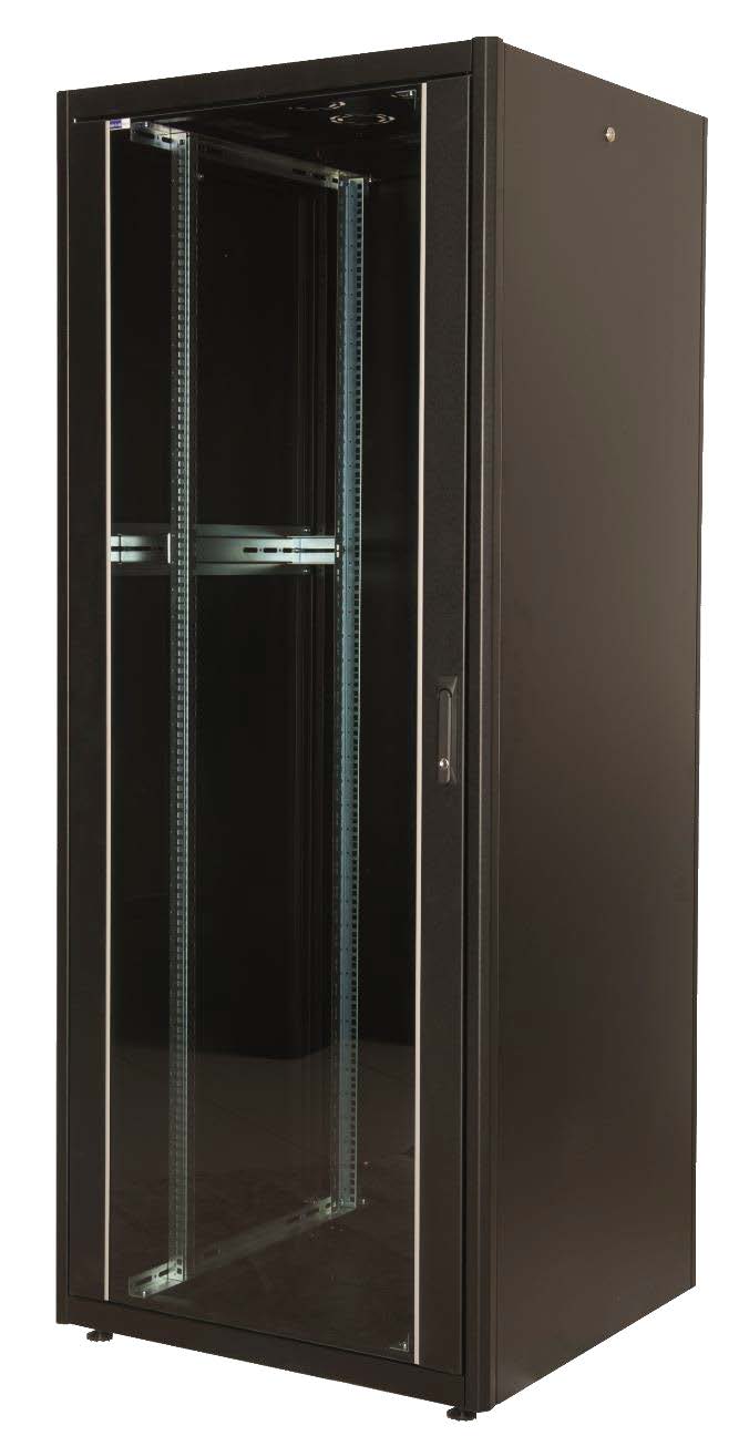 Baie réseau équipée 19'' - 42U - EXERTIS - 800 x 600 mm - livrée en kit