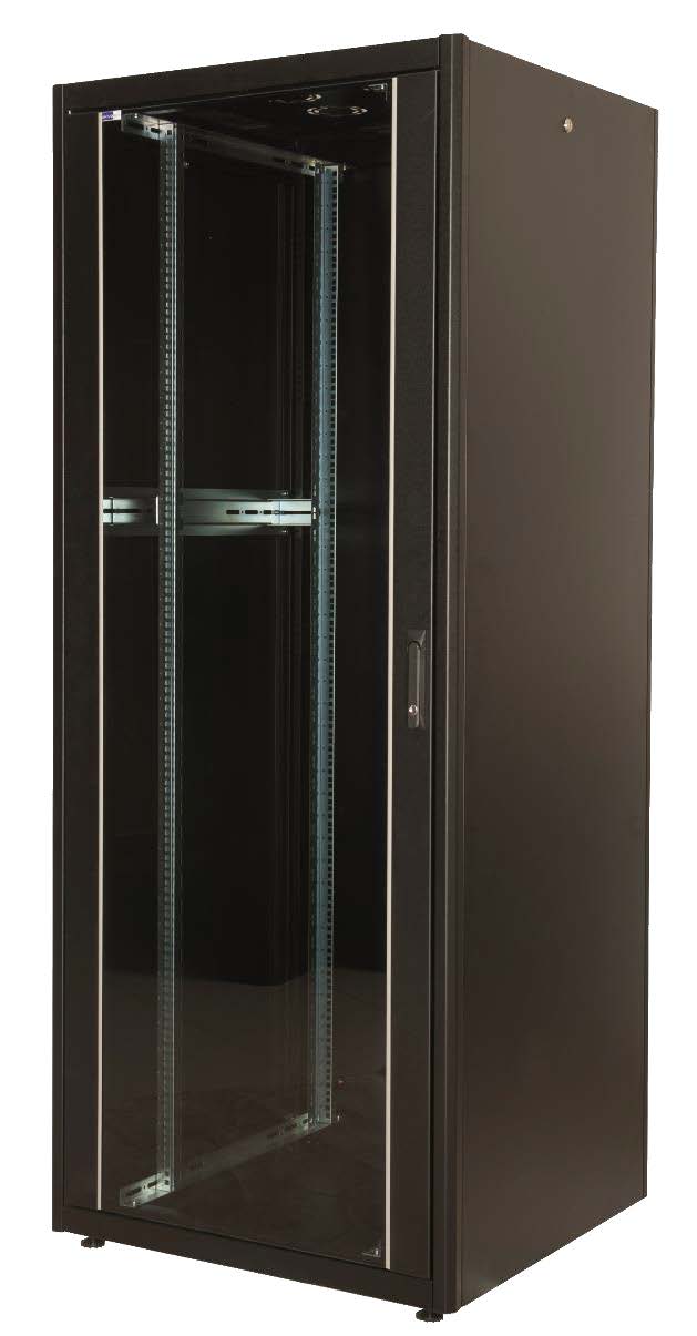 Baie réseau équipée 19'' - 42U - EXERTIS - 800 x 800 mm - livrée en kit