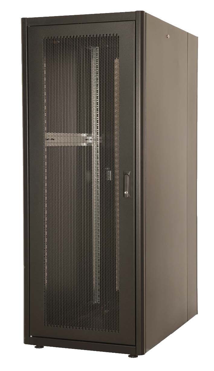 Baie serveur équipée 19'' - 42U - EXERTIS - 800 x 1000 mm - livrée montée