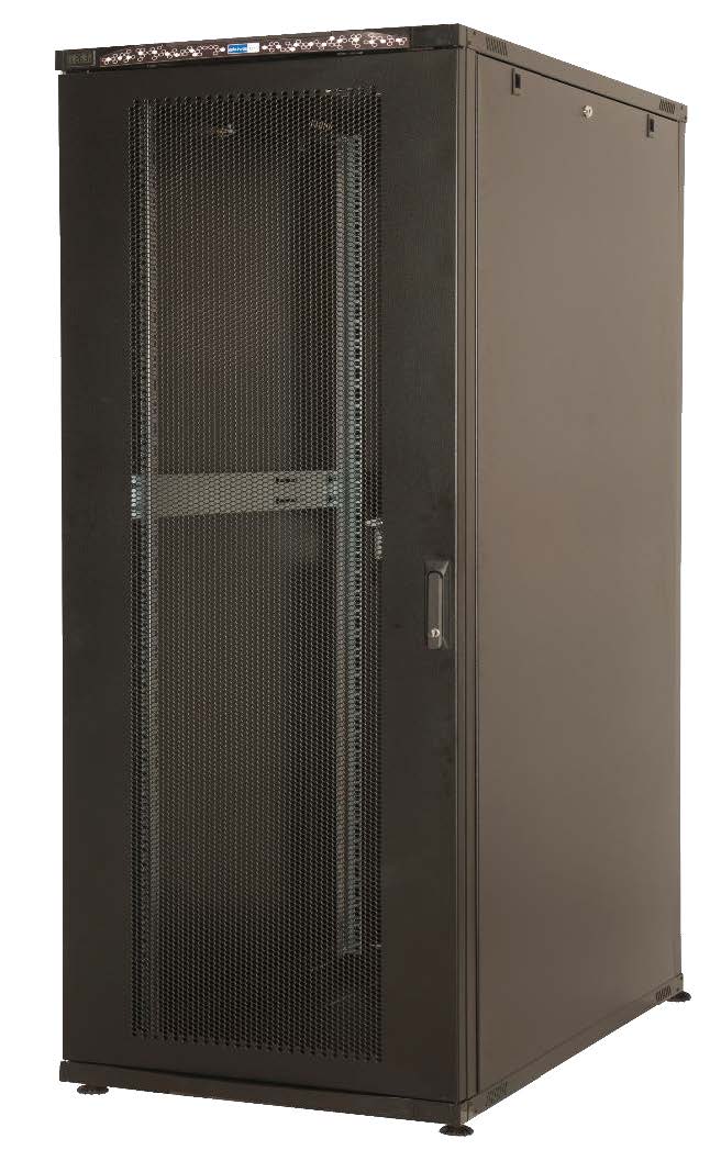 Baie réseau équipée 19'' - 42U - EXERTIS - 800 x 1000 mm - livrée en kit