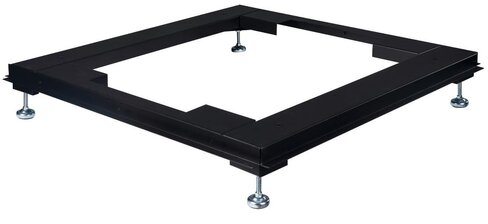 Chaise pour baie BEPF 600 x 1200 - EXERTIS - hauteur ajustable 150 à 230 mm - noire