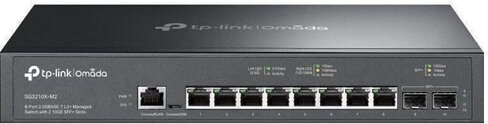 Commutateur intelligent administrable via le web - TP Link - 8 ports 2.5 Gbps - 2 Slots SFP 10 Gbps