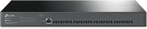 Commutateur intelligent administrable via le web - TP Link - 16 ports 10GE SFP+