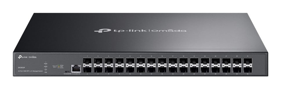 Commutateur intelligent administrable via le web - TP Link - 32 ports 10GE SFP+