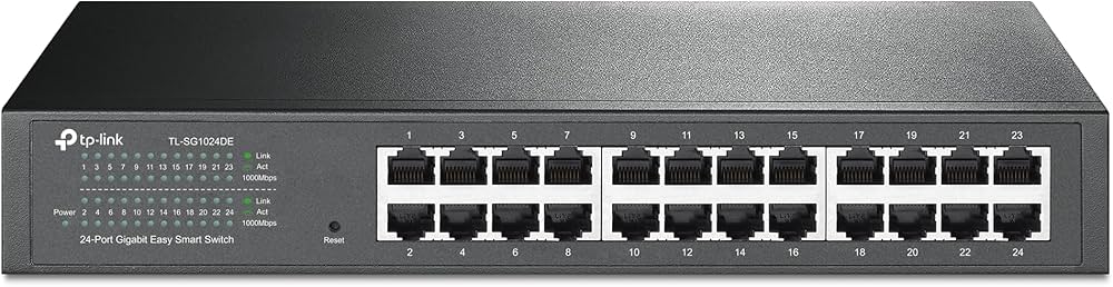 Commutateur intelligent administrable via le web - TP Link - 24 ports Gbps 10/100/1000 Mbps