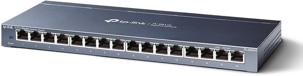 Commutateur de bureau non administrable - TP Link - 16 ports Gbps 10/100/1000Mbps