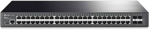 Commutateur intelligent administrable via le web - TP Link - 52 ports Gbps - 48 ports 10/100/1000 Mbps