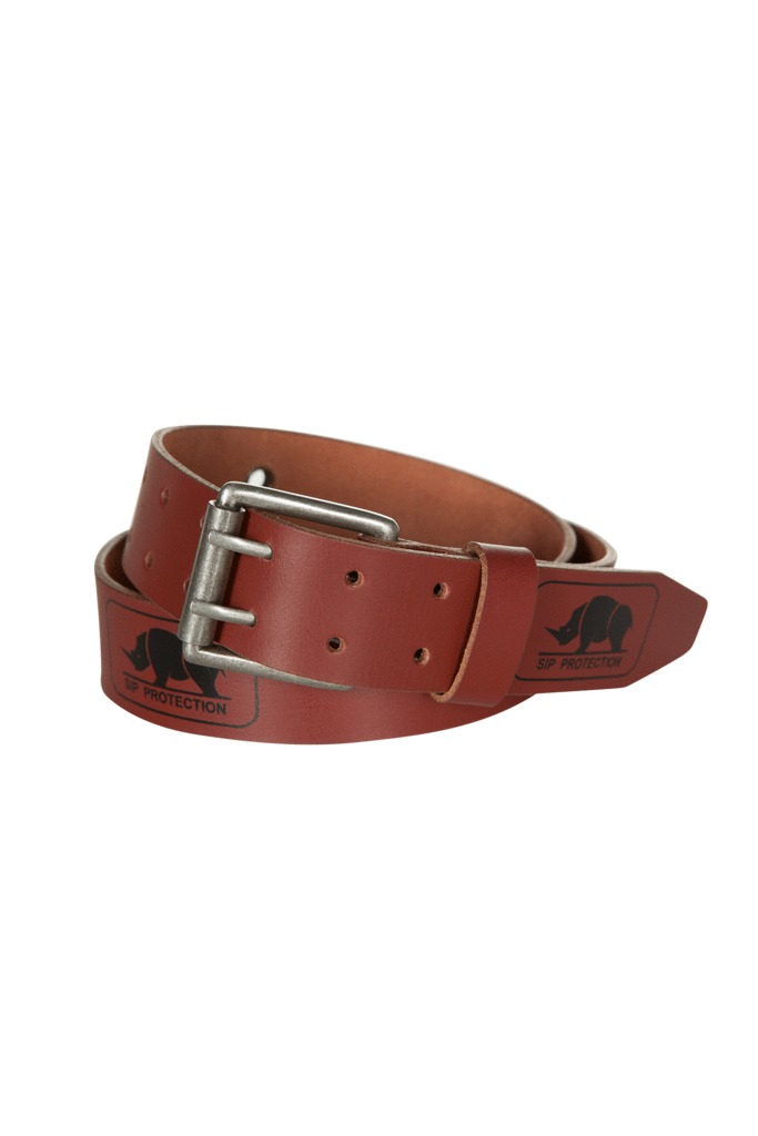 Ceinturon - Sioen - fermeture par boucle à 2 lances - marron - taille 125 cm