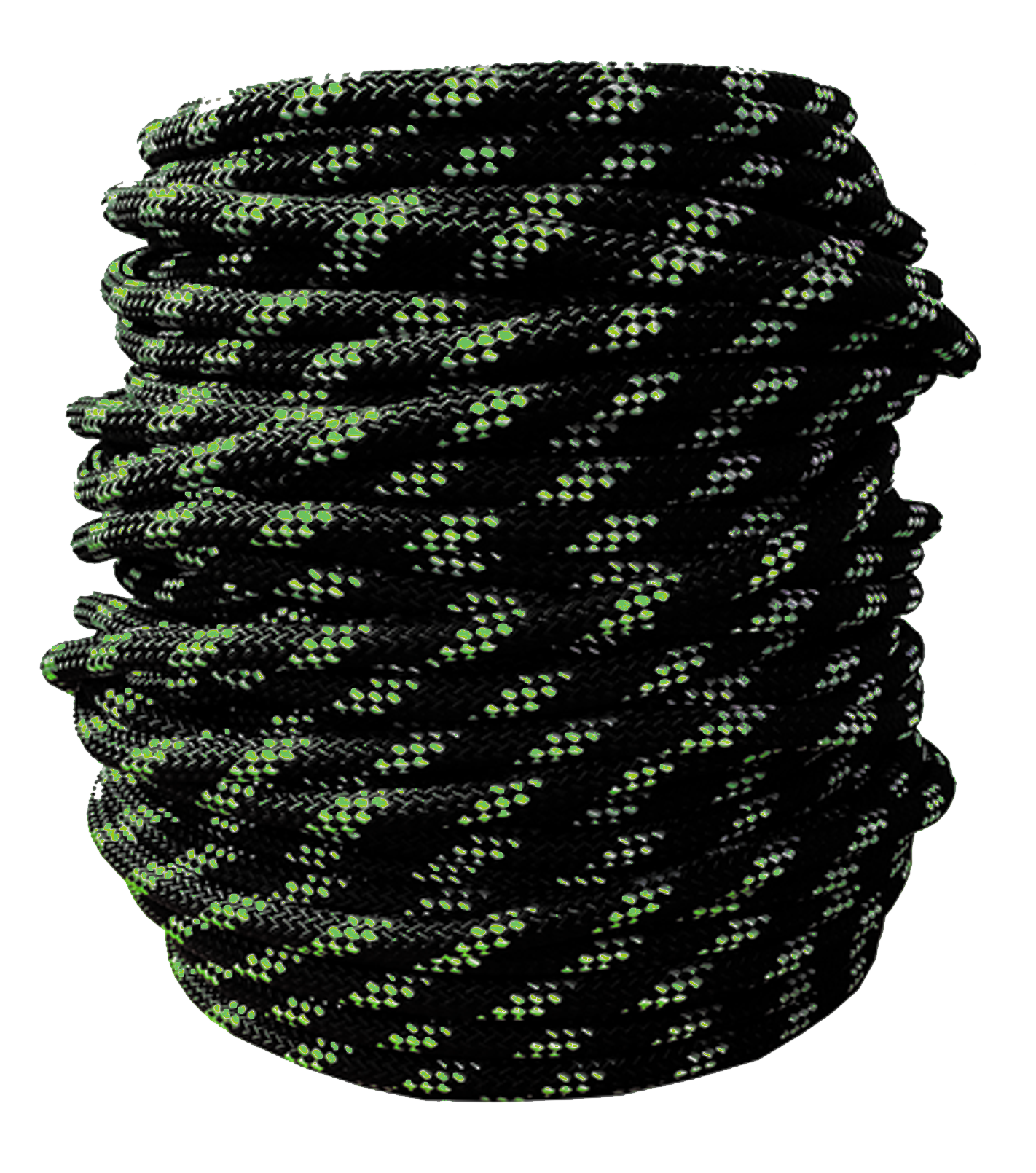 Corde semi-statique pour systèmes RESC-U et LiftRes-Q noir/vert - taille 10