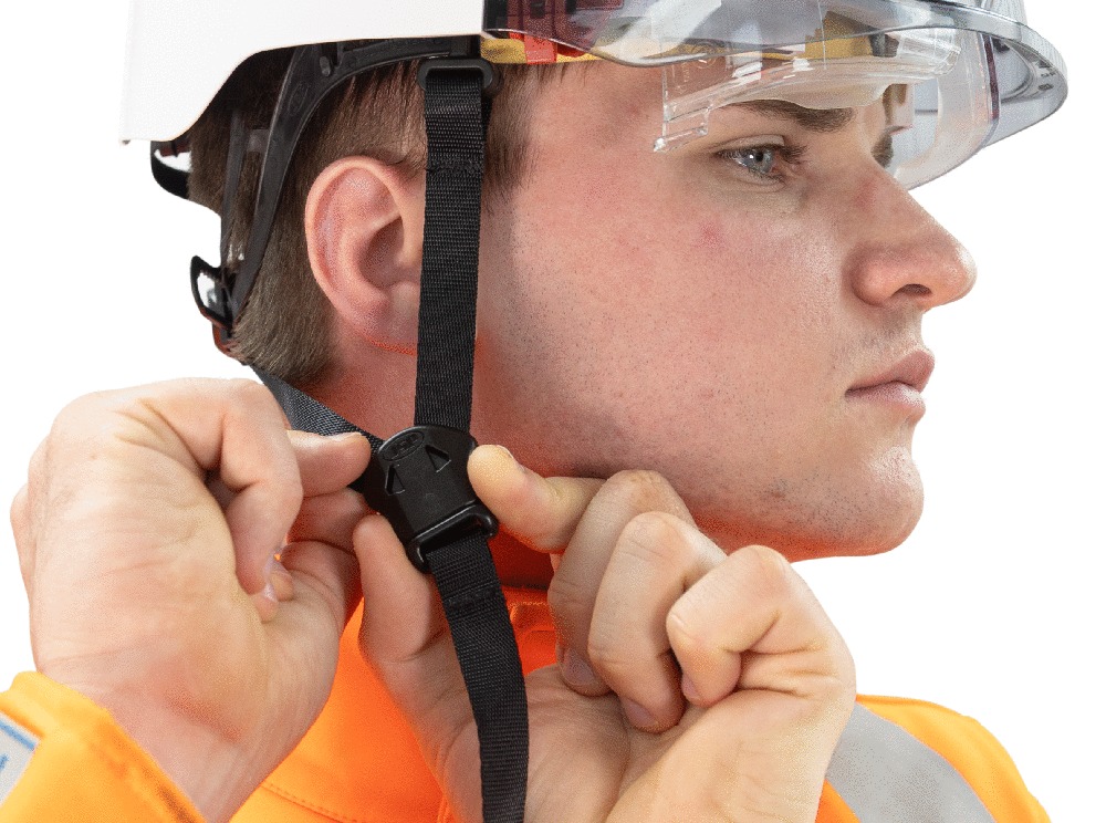 Jugulaire BASEWORKER 4 points pour casques EVOLITE - JSP