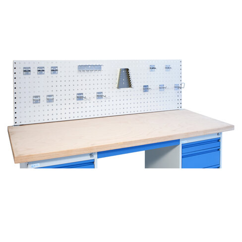 Panneau perforé pour établi - l. 200 x h. 65 cm