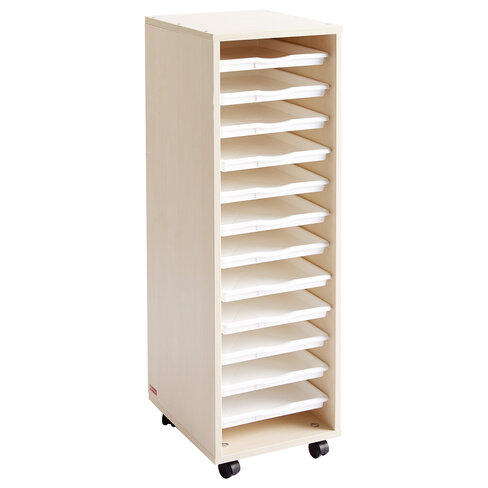 Colonne haute - 12 plateaux - bouleau