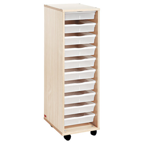 Colonne haute - bacs incolores - bouleau