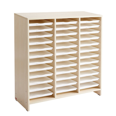 Meuble haut 36 plateaux - bouleau