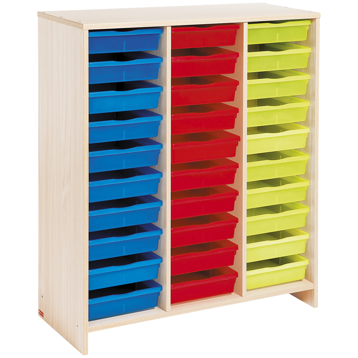 Meuble haut 30 bacs multico - bouleau