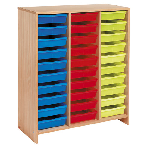 Meuble haut 30 bacs multico - hêtre