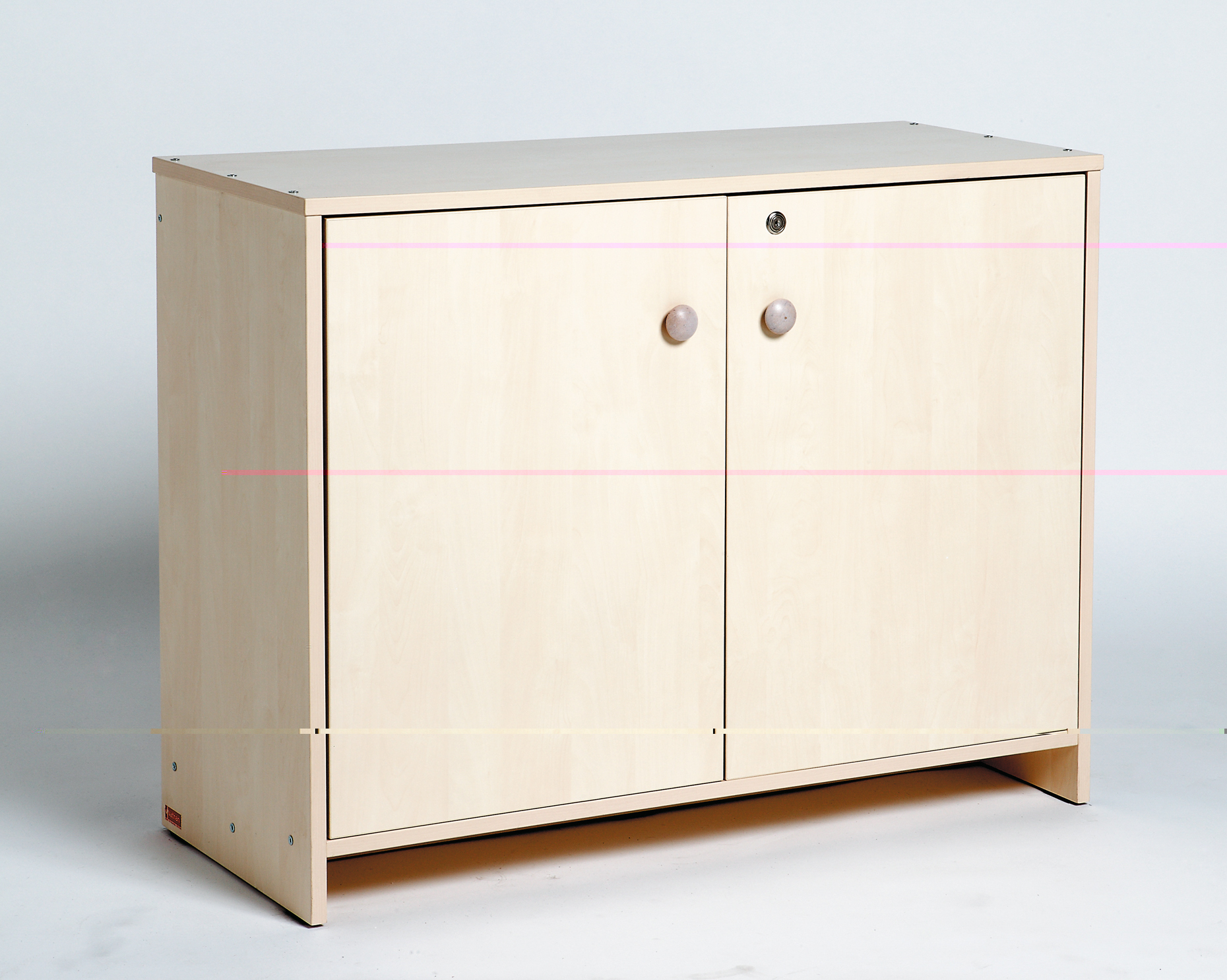 Meuble bas à portes - bouleau