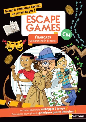 Escape games Français - compréhension de textes CM