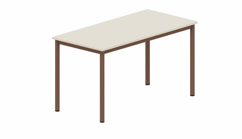 Table d'atelier 155 x 75 cm - h. 85 cm - Plat. Mélaminé 4 pieds