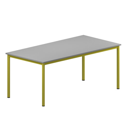 Table d'atelier 200 x 100 cm - h. 85 cm - Plat. Mélaminé 4 pieds - lot de 15