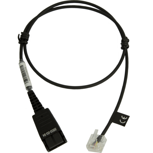 Câble QD 0,5m Jabra RJ 45 pour casque filaire Jabra BIZ 1500/2300/2400
