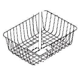 Panier pour pied roulant