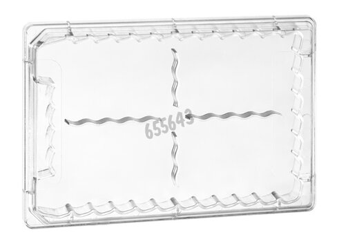 Plaque Thincert 96 puits PET 0,4µm transparent recep+nour avec stab x 3