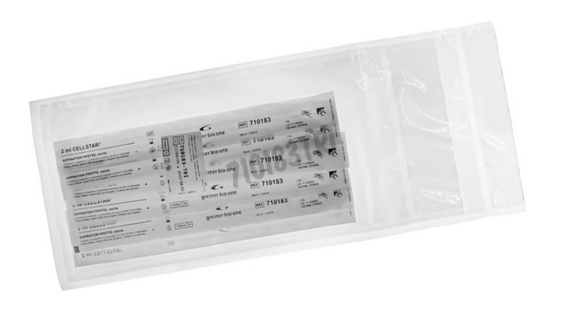 Pipette 2ml triple emballage non graduée stérile x 100