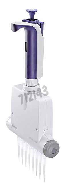 Pipette 6 canaux Rainin LTS LA6-1200XLS 100-1200µL Cofrac