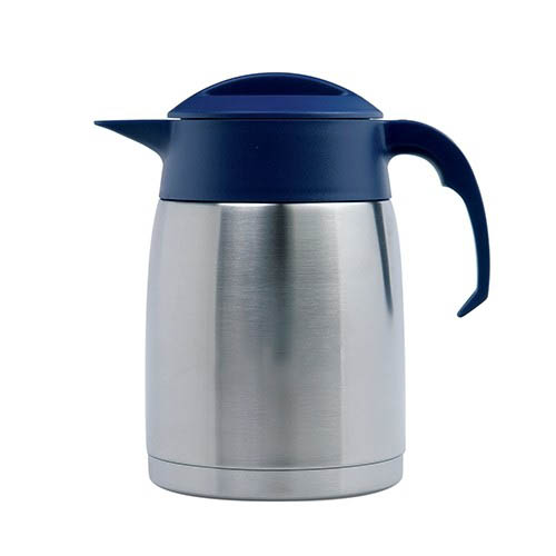 Pichet isotherme Easy Clean 1.6l tout inox – bouchon bleu