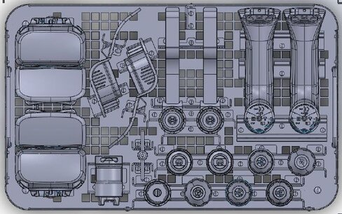 Panier de stérilisation d'X-Série pour 2 pièces à main - version batterie aseptique - 11 mandrins - pour pièce à main