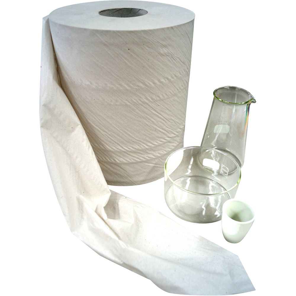 Bobine de papier blanc en cellulose pure 19 g/m2, 215 x 250 mm, 500 feuilles