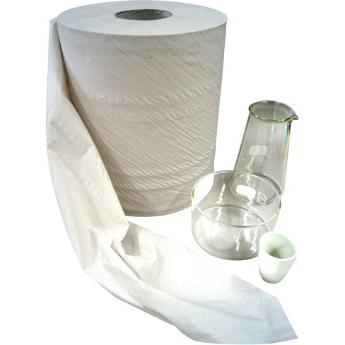 Bobine de papier blanc en cellulose pure 19 g/m2, 215 x 250 mm, 500 feuilles