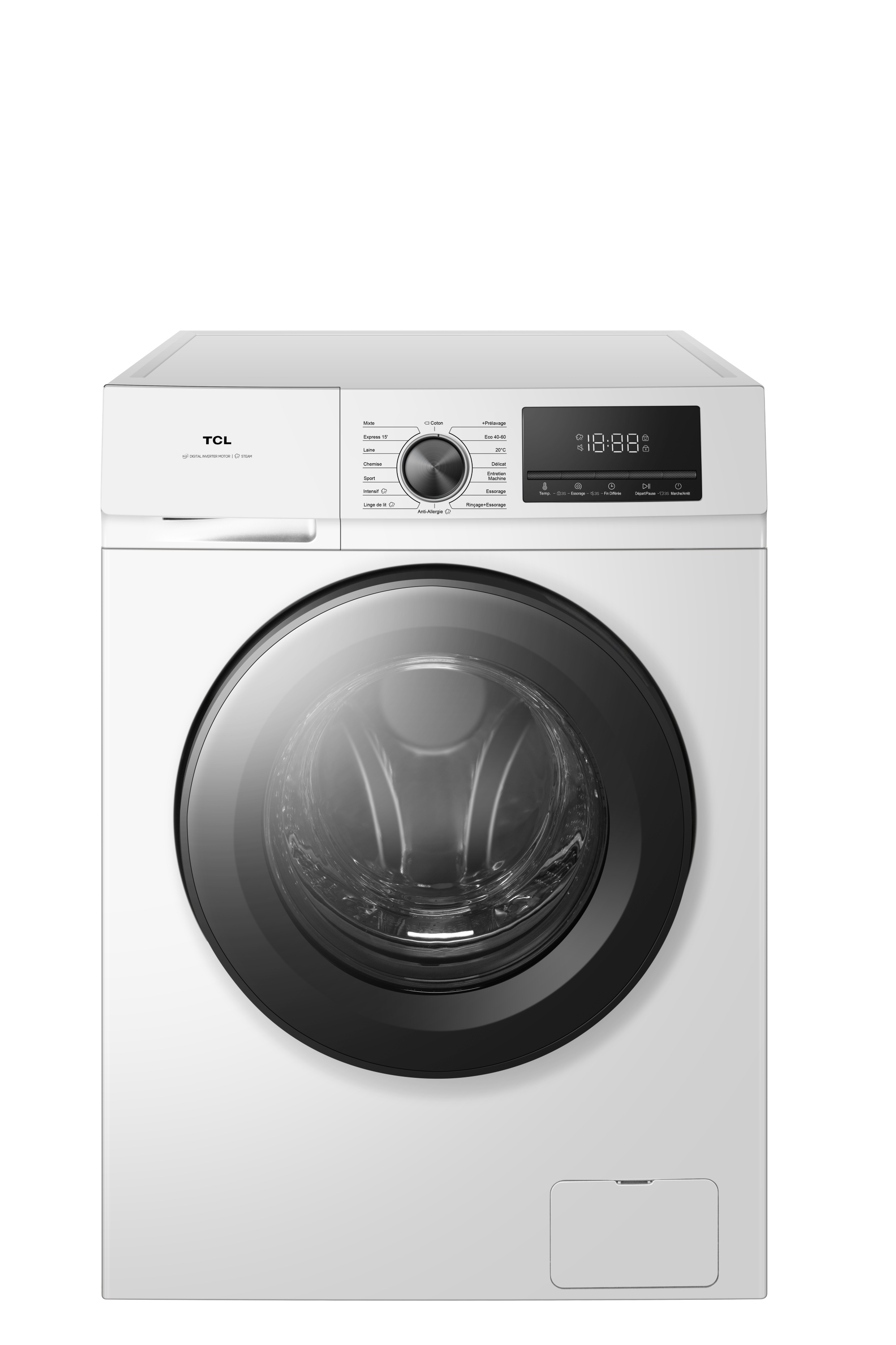 Lave-linge frontal 8 kg 1400 tours TCL FF0824WA1FR - classe A