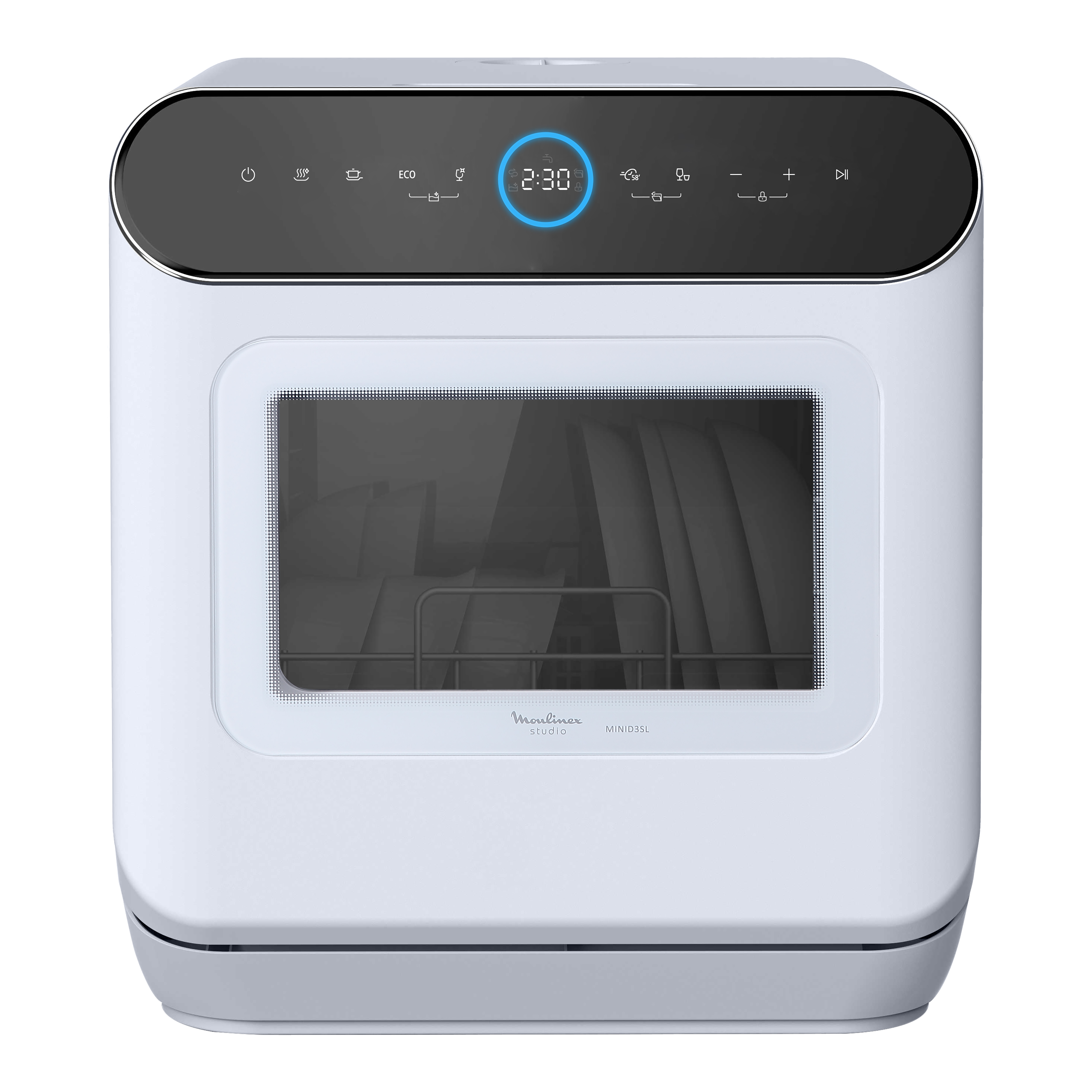 Lave vaisselle compact 3 couverts Moulinex MINID3SL - classe F