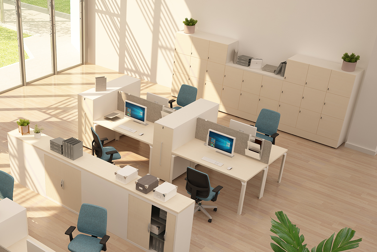 Meuble à casier fermeture à clef Epure